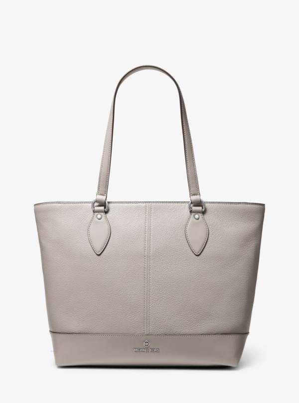 Damske Prenosná Taška Michael Kors Beth Large Pebbled Leather Siva - Kabelky Michael Kors Slevy | FOXLV-7301